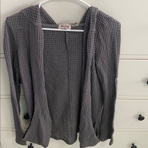 grey Mudd cardigan w/pockets